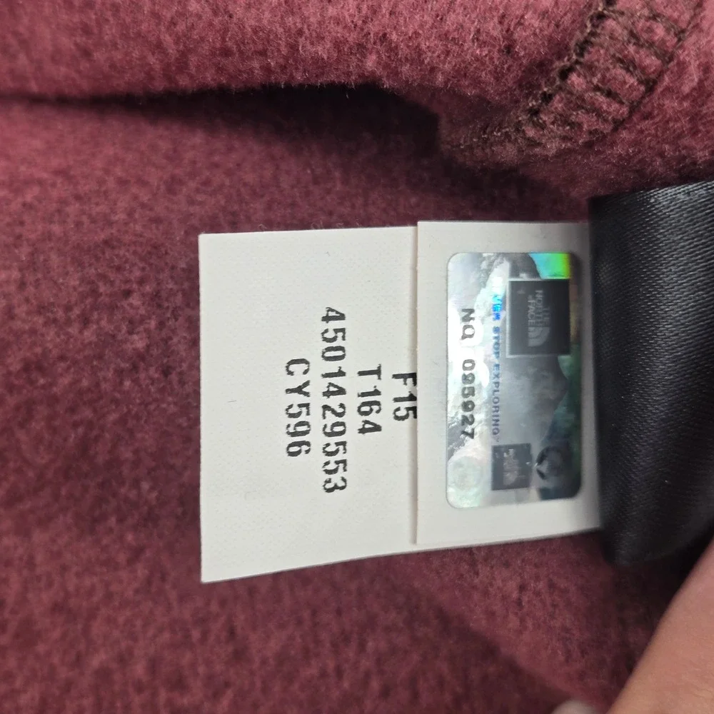 The North Face Quarter Zip Pullover Fleece Sweater Burgundy Maroon Gorpcore XXL